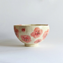 色絵 桃の花 抹茶茶碗 茶碗・めし碗 清香〜きよか〜 通販