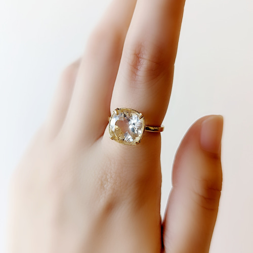 クリスタル リング 天然石 指輪 天然石 リング アクセサリー