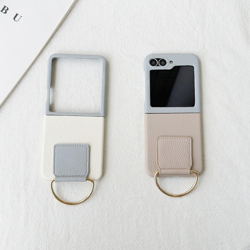 バイカラー Galaxy Z Flip 7 6 5 4 3 ケース おしゃれ スマホケース