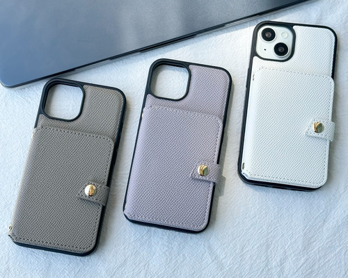 15/16/17対応 iPhoneケース カード収納 小馬チャーム付き じゃばら式 17e ケース iPhone15 iPhone16 付き リング カード収納 iPhoneアクセサリー