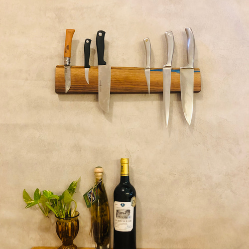 包丁スタンド マグネット 磁石包丁立て 包丁ケース 木製 壁掛け式