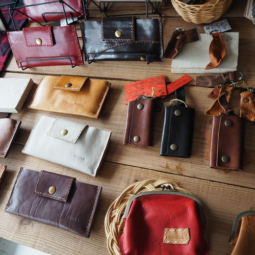 BENIYA 薄型 長財布 手縫い牛革 ハンドメイド 薄型 長財布 手縫い牛革 イタリアンレザー 茶色 その他ミニ財布