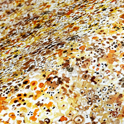 Betsy Olmsted 110cm x 50cmずつ切売 - Deep Forest/Orange Yellow 3枚目の画像