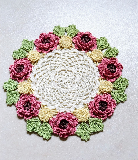 ❈Handmade❈　レース編み　☆スモールフラワー☆　☆アイリッシュドイリー☆ 71pMwY+PFnL.jpg