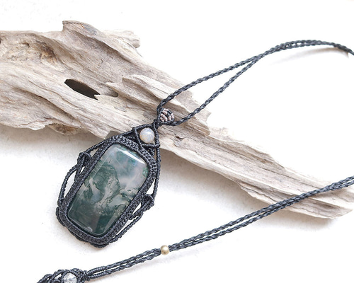 1266 マクラメハンドメイドネックレス 1266 マクラメハンドメイドネックレス 1266 マクラメ