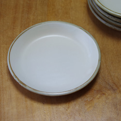 丸皿 (白化粧) Φ15.5cm 1枚目の画像