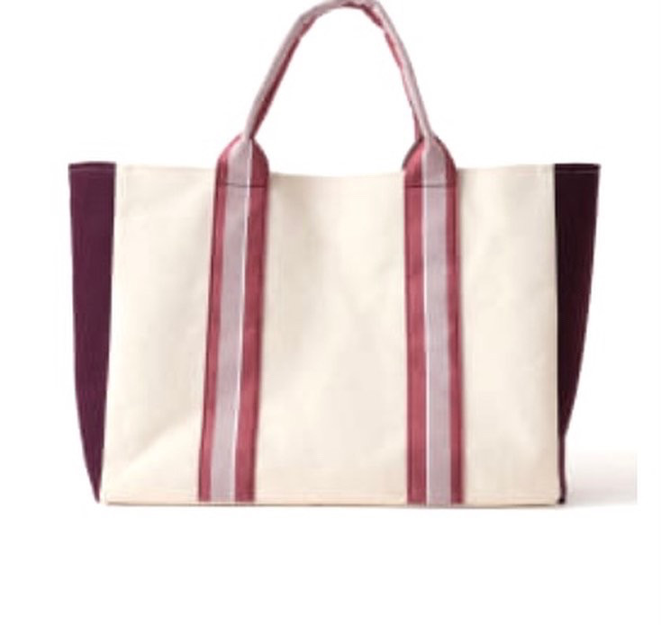NOIR BAG バーガンディ　Lサイズ