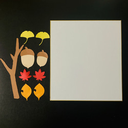 手形アート「親子でなかよし秋の紅葉」 3枚目の画像