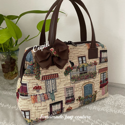 フランス輸入 ゴブラン織り パリクチュール柄を使った2way横型