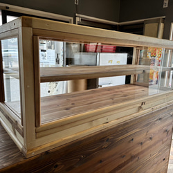 助成金対象商品　hotaru  ショーケース　カフェ　ケーキ　パン　店舗　おにぎり　天然木　無垢材　オーダー可 14枚目の画像