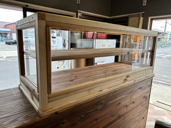 助成金対象商品　hotaru  ショーケース　カフェ　ケーキ　パン　店舗　おにぎり　天然木　無垢材　オーダー可 14枚目の画像