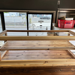 助成金対象商品　hotaru  ショーケース　カフェ　ケーキ　パン　店舗　おにぎり　天然木　無垢材　オーダー可 13枚目の画像