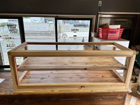 助成金対象商品　hotaru  ショーケース　カフェ　ケーキ　パン　店舗　おにぎり　天然木　無垢材　オーダー可 13枚目の画像