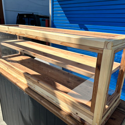 助成金対象商品　hotaru  ショーケース　カフェ　ケーキ　パン　店舗　おにぎり　天然木　無垢材　オーダー可 5枚目の画像