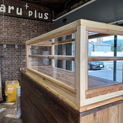 助成金対象商品　hotaru  ショーケース　カフェ　ケーキ　パン　店舗　おにぎり　天然木　無垢材　オーダー可 6枚目の画像