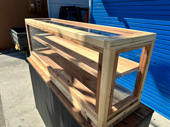 助成金対象商品　hotaru  ショーケース　カフェ　ケーキ　パン　店舗　おにぎり　天然木　無垢材　オーダー可 10枚目の画像