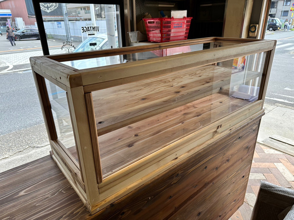 助成金対象商品　hotaru  ショーケース　カフェ　ケーキ　パン　店舗　おにぎり　天然木　無垢材　オーダー可 15枚目の画像