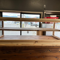 助成金対象商品　hotaru  ショーケース　カフェ　ケーキ　パン　店舗　おにぎり　天然木　無垢材　オーダー可 12枚目の画像