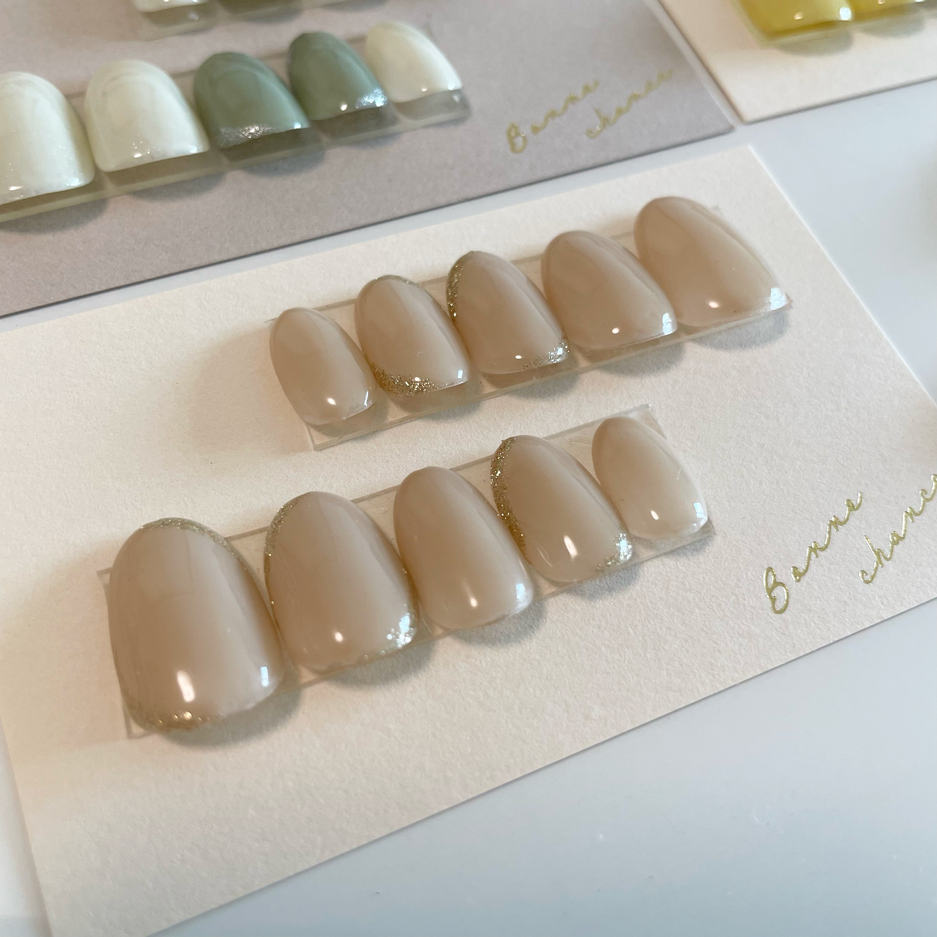 オーダーネイル⭐️大人グレージュ