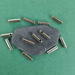 [20pcs] 約2mm x 約7mm x 約1.4mm サージカル ステンレス 留め具 無メッキ 1枚目の画像