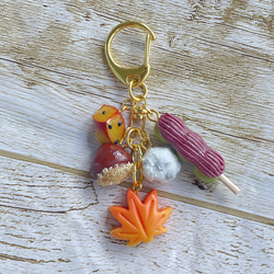 《受注生産》秋の味覚♡秋スイーツキーホルダー♡フェイクスイーツ 10枚目の画像