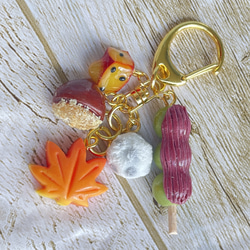 《受注生産》秋の味覚♡秋スイーツキーホルダー♡フェイクスイーツ 11枚目の画像