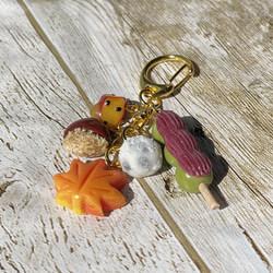 《受注生産》秋の味覚♡秋スイーツキーホルダー♡フェイクスイーツ 4枚目の画像