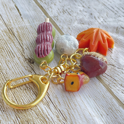 《受注生産》秋の味覚♡秋スイーツキーホルダー♡フェイクスイーツ 7枚目の画像