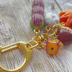 《受注生産》秋の味覚♡秋スイーツキーホルダー♡フェイクスイーツ 5枚目の画像