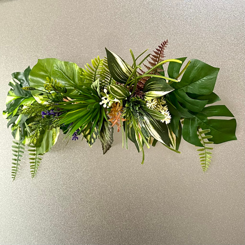 送料無料】☆光触媒加工 フェイクグリーン壁掛け☆ウォールグリーン 2  