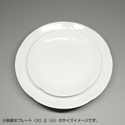 砥部焼「フワリトはじまる プレート（小）」手作り 窯元 tsuneoka ceramics tsuneoka-002 6枚目の画像
