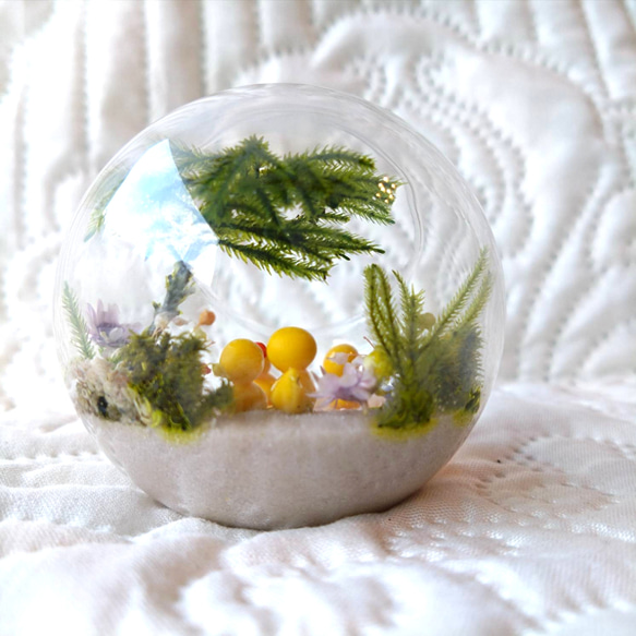 ガラスドームの小さな海『夕焼けの海』 3枚目の画像