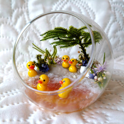 ガラスドームの小さな海『夕焼けの海』 5枚目の画像