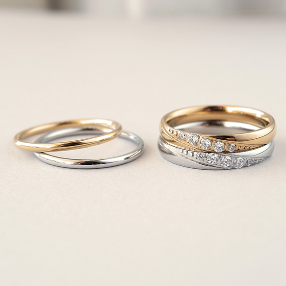 ジルコニア流れ星リングセット -指輪 ホリデーボックス2025 サージカル