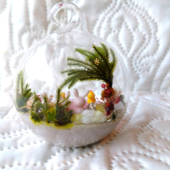 ガラスドームの小さな海『朝焼けの海』 3枚目の画像