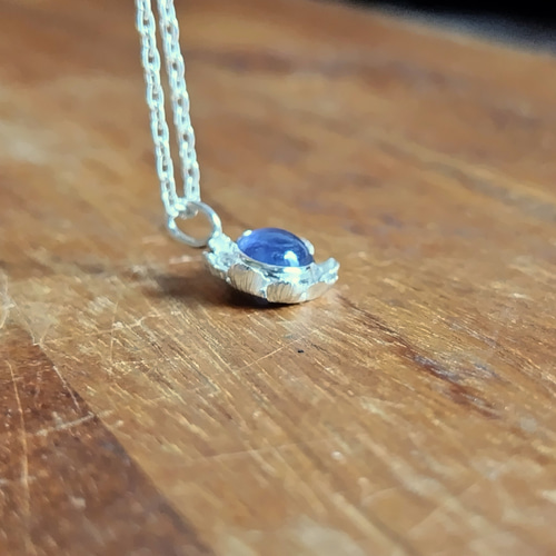 【虹入り】2)宝石質AAAオパールのシンプルネックレス ネックレス レディース オパール 0.25ct オーバル 線巻