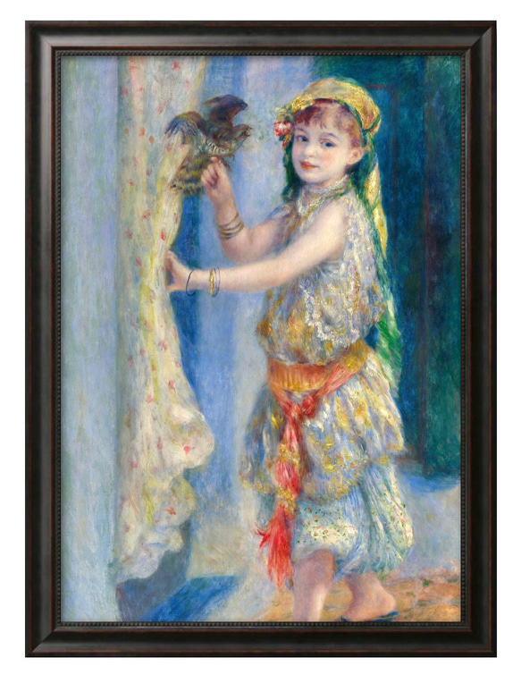 ルノワール、【絵を描くクロード・ルノワール】、希少画集画、新品高級額・額装付 ピエール＝オーギュスト・ルノワール生涯と作品クロッキー 額装