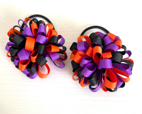 ハロウィンカラー リボン 20個 150964582_o2.jpg?