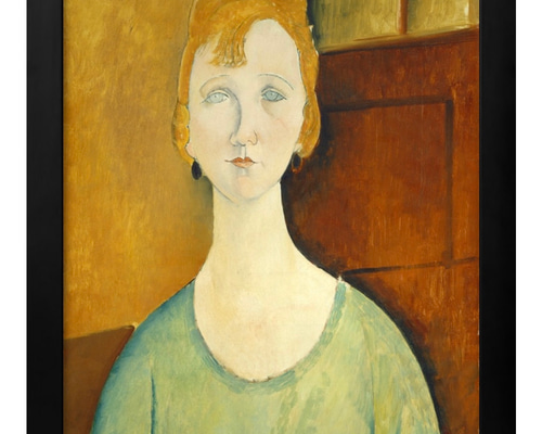 モジリアーニ　絵画 アメデオ・モディリアーニ《少女の肖像（ジャンヌ・ユゲット