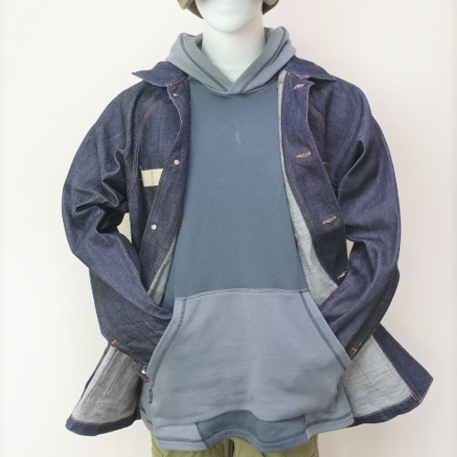 L）デニム ラグランスリーブ ジャケットw60 ジャケット ジュイ