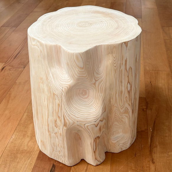 檜　丸太　椅子　スツール  881 檜 丸太 椅子 スツール 881 【公式通販】