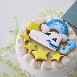 新幹線　【アイシングクッキー】　オーダー　数字　誕生日　ケーキの飾り　男の子向け　安い 11枚目の画像