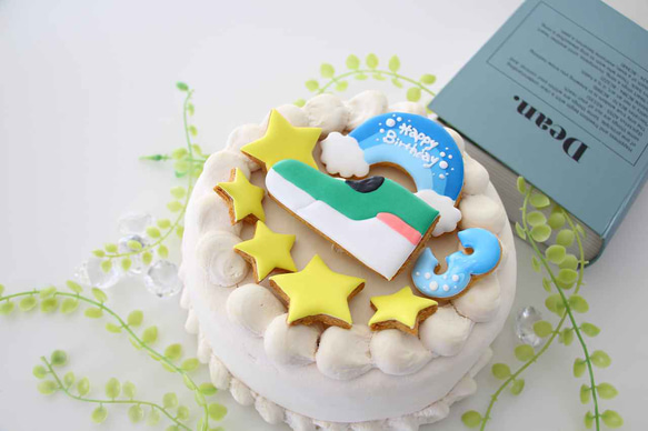 新幹線　【アイシングクッキー】　オーダー　数字　誕生日　ケーキの飾り　男の子向け　安い 9枚目の画像