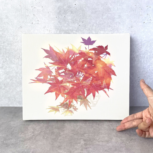 キャンバス油絵　専用　赤いお花とみつばち キャンバス油絵 専用 赤いお花とみつばち