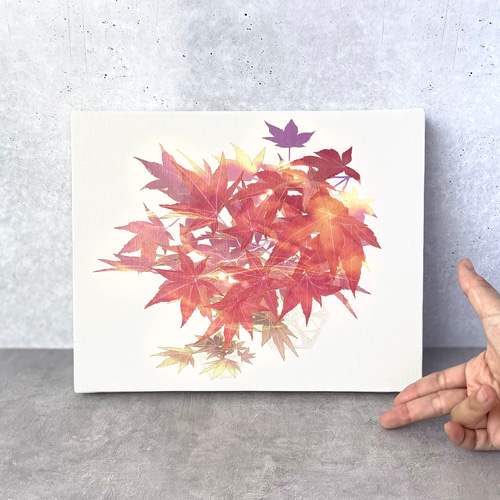 紅葉- ギフトにもおすすめ そのまま飾れる 花と草木のキャンバス