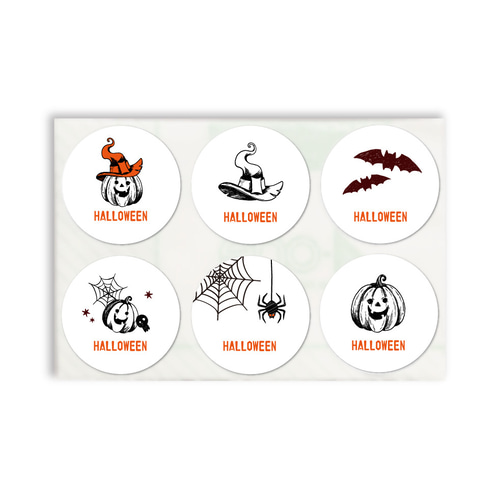 S-023】大人ハロウィン ハロウィン サンキューシール ギフト