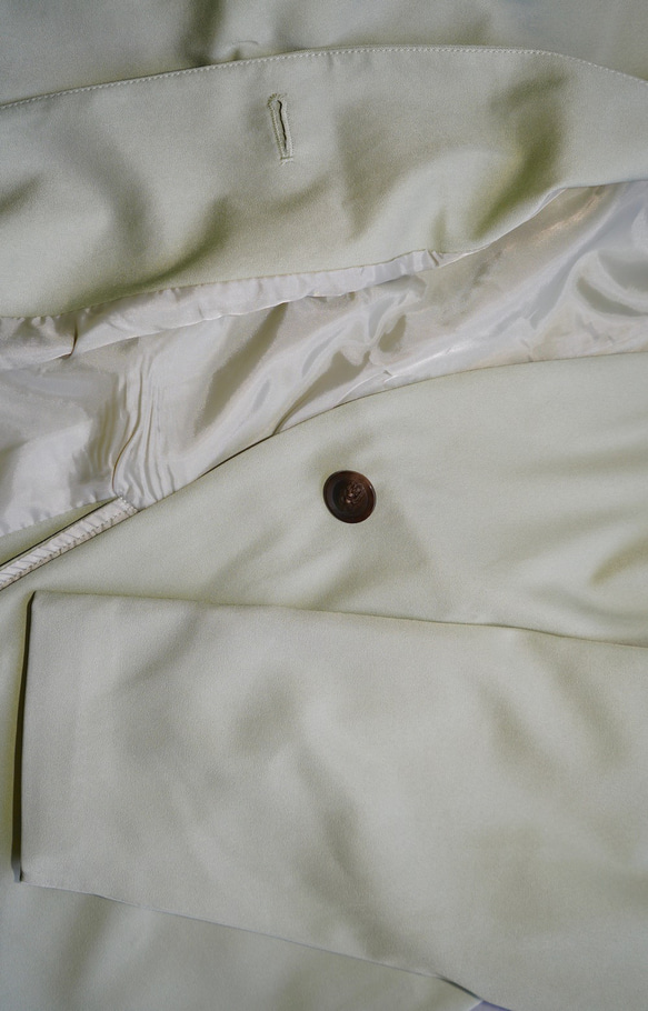 No-Collar Jacket ＋ Slacks 2P SET UP (pale mint)セットアップ グリーン 12枚目の画像