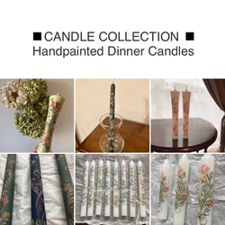 CANDLE COLLECTION＊Handpainted Xmas Candles《装飾用キャンドル 14枚目の画像