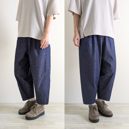 KAPITAL　魔女ブルマ　インディゴデニム　コットン　バルーンパンツ 日本製 KAPITAL 魔女ブルマ インディゴデニム コットン バルーンパンツ