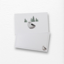 メッセージカード封筒セット（シマエナガ改訂版） 6枚目の画像